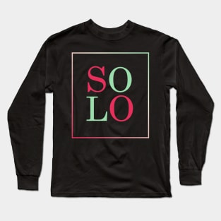 solo simple so lo Long Sleeve T-Shirt